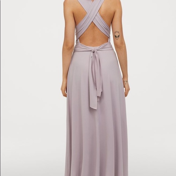 H&M light purple multi-way dress - Picture 6 of 9